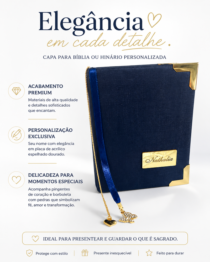 Binário personalizado com o nome CCb - Biblia com Hinário Juntos