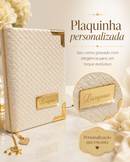 Binário Personalizado com o nome - Biblia com hinário