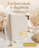 Binário Personalizado com o nome - Biblia com hinário