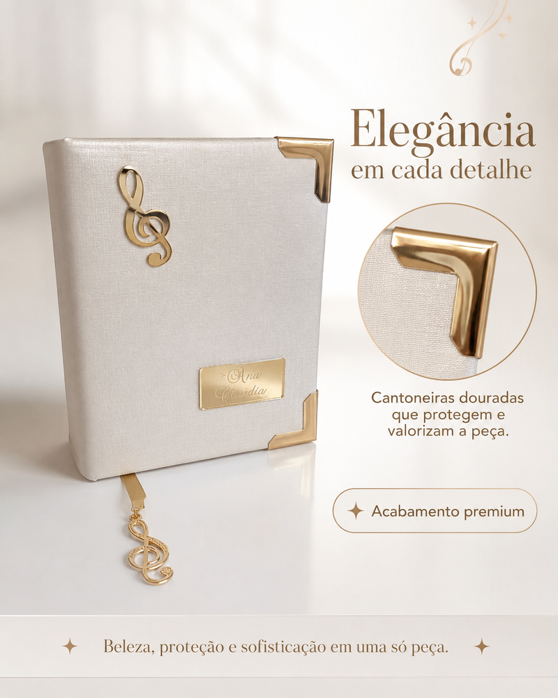 Binário Personalizado da CCB com o nome - Biblia com Hinário Juntos