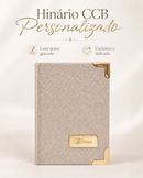 Hinário da CCB Personalizado com o nome