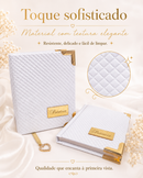 Kit Biblia e Hinário Personalizado com o nome