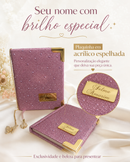 Kit Biblia e Hinário da ccb personalizado com o nome