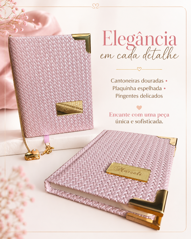 Kit Biblia com Hinario da CCB Personalizado com o nome