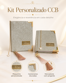 Kit Biblia e Hinário da CCB Personalizado com seu nome